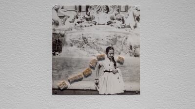 Artist Hera Buyuktasciyan was inspired by this image of Zaha Hadid as a child. Photo: Hera Buyuktasciyan