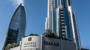 Emaar's property sales rose 16% to a record Dh80.4 billion, reflecting strong off-plan demand and continued appetite from both local and international buyers for Dubai real estate. Antonie Robertson / The National