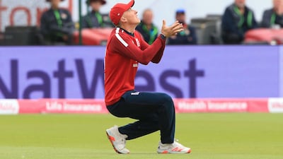 England's Tom Banton takes the catch to dismiss Pakistan batsman Fakhar Zaman. PA