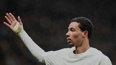 Hugo Ekitike scored 22 goals in 48 appearances for Eintracht Frankfurt in the 2024/25 season. AP