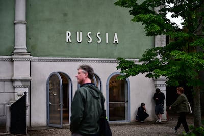 The jury for Venice Biennale's awards resigned over controversy surrounding the involvement of Russia. AFP