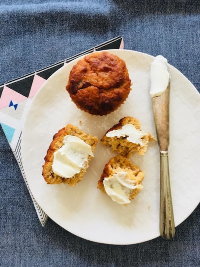 Apple, cinnamon and date muffins. Courtesy Emily Price