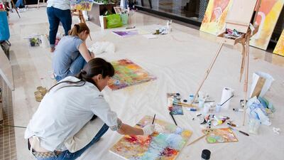 N2N Gallery puts on a mini exhibition of art from the students of Petro Bevza’s masterclass. Courtesy of N2N