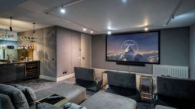 A home cinema.