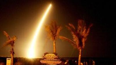 Spectators watch the launch of NASA's planet-hunting spacecraft, Kepler from Cocoa Beach, Florida.