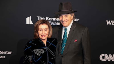 Congresswoman Nancy Pelosi and husband Paul Pelosi. AFP