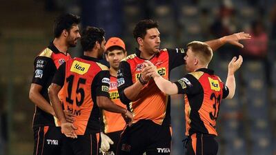Sunrisers Hyderabad. AFP / PRAKASH SINGH