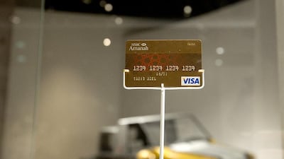 'Credit Card', plastic, 2009 CE, United Arab Emirates. Mona Al-Marzooqi / The National