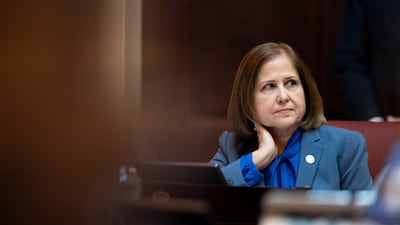 Ghazala Hashmi, 61, was born in Hyderabad in 1964 and her family moved to the US when she was four. AP