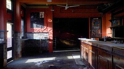 Unopened mail is strewn on the floor of an abandoned pub in Geelong. Jason Reed / Reuters