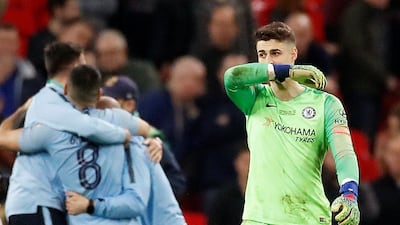 Kepa Arrizabalaga has admitted he made a "big mistake" with his behaviour in the League Cup final for Chelsea. Action Images via Reuters