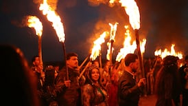 Syrian Kurds mark Nowruz in Qamishli on Wednesday. Damascus recently declared the festival a paid national holiday. AFP