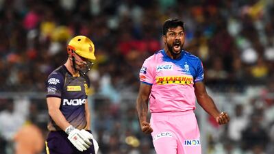 Varun Aaron offers enough pace. AFP