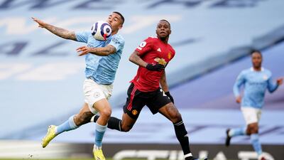 Aaron Wan-Bissaka - 7: Up against Sterling, one of the best players in the world but one who hadn’t scored in 22 games against United. Make it 23 thanks to Wan Bissaka’s competence. EPA