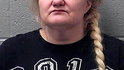 Malissa Ancona admitted to fatally shooting her husband, an imperial wizard in the Ku Klux Klan. St. Francois County Sheriff's Department via AP