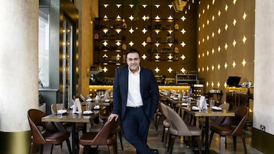 Zorawar Kalra at his modern Indian bistro Farzi Café in Dubai. The celebrity chef was recently appointed as a judge on MasterChef India. Reem Mohammed / The National