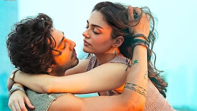 Ahaan Panday, left, and Aneet Padda in Saiyaara. Photo: Yash Raj Films