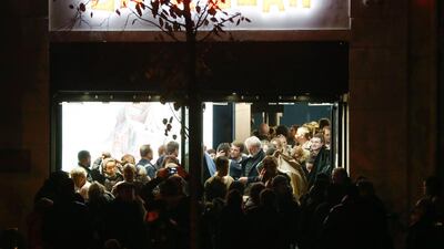 Sting began what had been billed as “the toughest gig in rock” with a minute’s silence for the 130 people who lost their lives in a night of Islamic State gun and bomb attacks across the French capital. Francois Guillot / AFP Photo