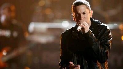 Eminem's wide range of music gives him mass appeal. Matt Sayles / AP Photo