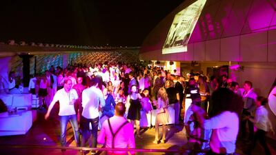 Guests at the Podium Lounge during F1 festivities. Courtesy Podium Lounge