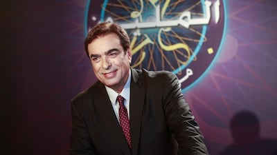 George Kordahi has been hosting Who Wants to be a Millionaire? since it first aired in 2000. Victor Besa for The National