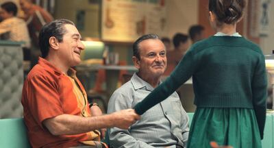 Robert de Niro in Scorsese's latest film 'The Irishman'. Netflix