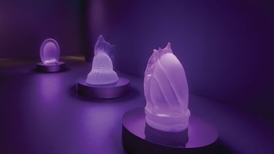 Pieces featured in the series Zephyr by Kuwaiti artist Monira Al Qadiri