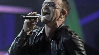 Bono's back injury caused U2 to pull out of the headlining slot at Glastonbury this month.