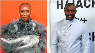 Cynthia Erivo, left, and Idris Elba are among 1,157 people on King Charles's New Year honours list. PA Wire
