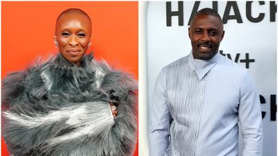 Cynthia Erivo, left, and Idris Elba are among 1,157 people on King Charles's New Year honours list. PA Wire