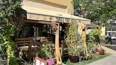 A nearby coffee shop