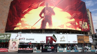 Tensions between Iran and the US over the Strait of Hormuz continue. Mr Trump has repeated his threat that Iran would be 'hit very hard' if the strait is not open. EPA