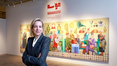 Christie’s chief executive Bonnie Brennan has high hopes for the auction house's future in Abu Dhabi. Victor Besa / The National