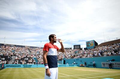 Marin Cilic has won just once in 15 matches against Novak Djokovic. Patrik Lundin / Getty Images