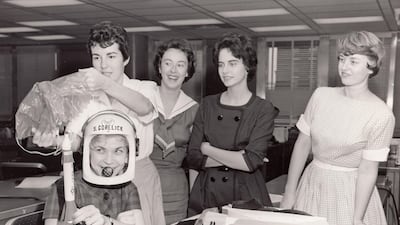 A photo of the female astronauts who were also tested for spaceflight Courtesy Netflix