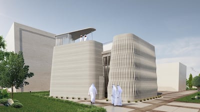 Folded Walls, the final model, features a section with purled, textured walls and a winding staircase that leads to a rooftop for extra seating.