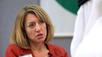 Liz Wiseman, who wrote Multipliers: How The Best Leaders Make Everyone Smarter, was in Dubai recently. Ravindranath K / The National