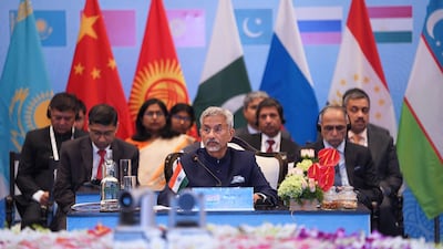 India's Foreign Minister Subrahmanyam Jaishankar attends the Shanghai Co-operation Organisation foreign ministers meeting in Goa, India. AFP