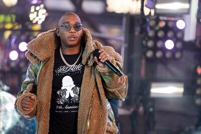 Rapper Ja Rule on stage in New York. AP