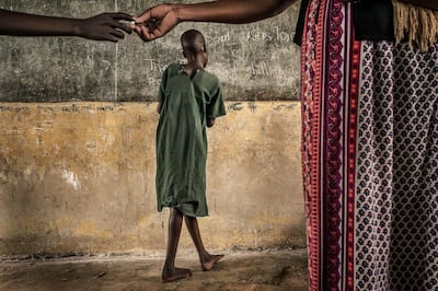 Taken in 2018, this image by Brian Hodges shows a student in Gulu, Uganda, who is being helped by the organisation African Women Rising. Courtesy Brian Hodges