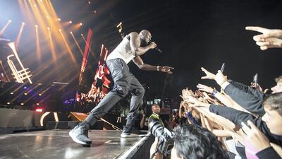 Stormzy performing at RedFestDXB in February 2020. Photo: Arabian Radio Network