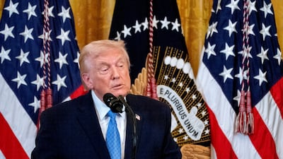 US President Donald Trump said he was 'ordering a total and complete blockage'. Bloomberg