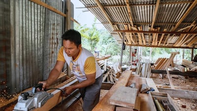 Interested buyers can either choose the ones on display, but houses can be customised according to their specifications. Putu Sayoga / Getty Images