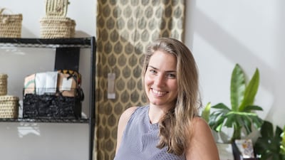 Kathy Johnston worked in marketing before she became the chief chocolate officer at Mirzam Chocolate, based in Al Serkal Avenue, Dubai. Antonie Robertson/The National