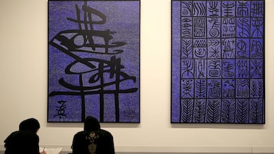 Abu Dhabi Art was a frequent topic for social media users this week. Ravindranath K / The National