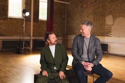 Punchdrunk founder and artistic director Felix Barrett, left, and Craig Billings, chief executive of Wynn Resorts. Photo: Wynn Resorts