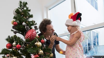 Her father and a neighbour performed CPR and pulled her from the treadmill.