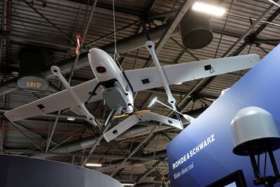 A drone at the Milipol homeland security and safety fair. REUTERS / Benoit Tessier