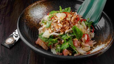 Pomelo salad at the new branch of Cho Gao now open at InterContinental Abu Dhabi