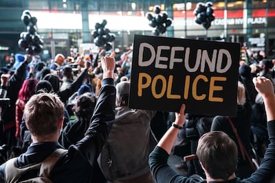Using the slogan 'defund the police' to call for badly needed policing reform was a huge mistake if the goal is actual change, because it was easily made to sound like a call for no policing. AP Photo